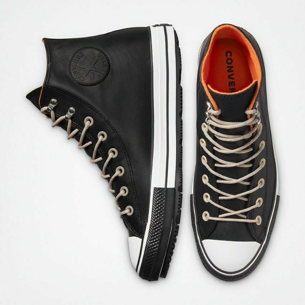 CONVERSE ALL TERRAIN HI Cold Fusion Waterproof Leather Boots Shoes 171441C - Picture 3 of 9